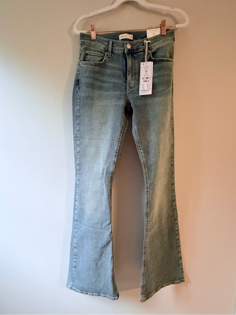 Light Blue Boot Cut Jeans - Women's Flare Denim